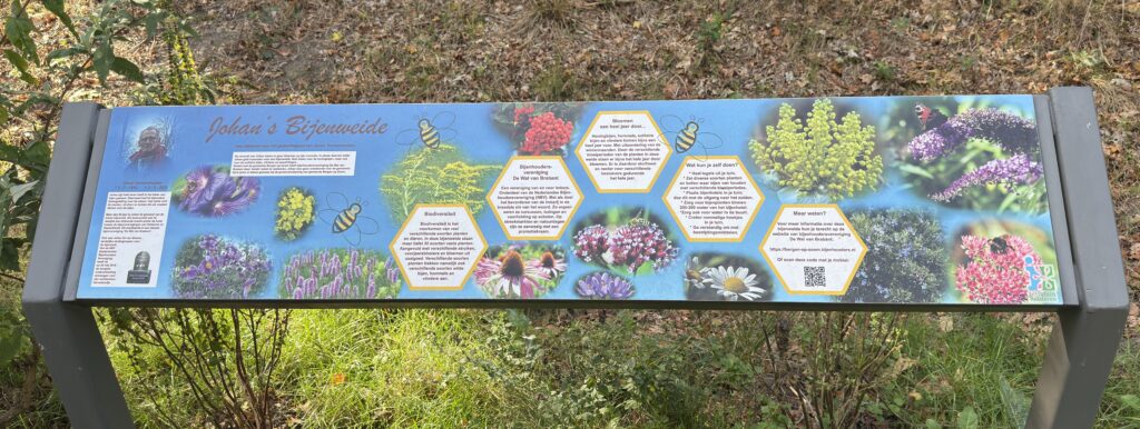 Informatiebord over bijvriendelijke planten - Bergen op Zoom