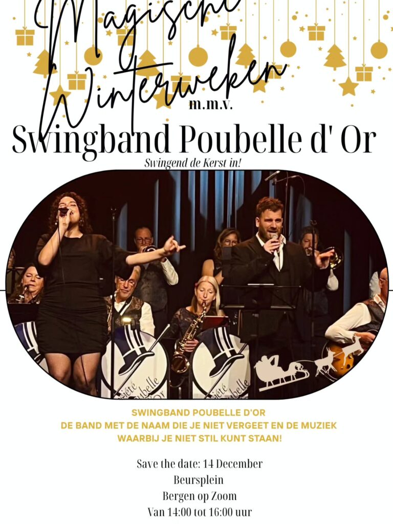 Magische winterweken met swingband Poubelle d'Or - Bergen op Zoom