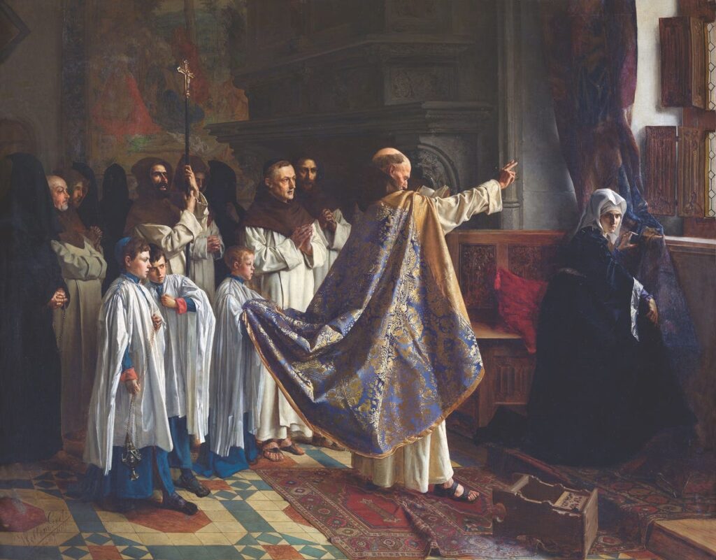 Religieus ceremonie in historische setting - Bergen op Zoom