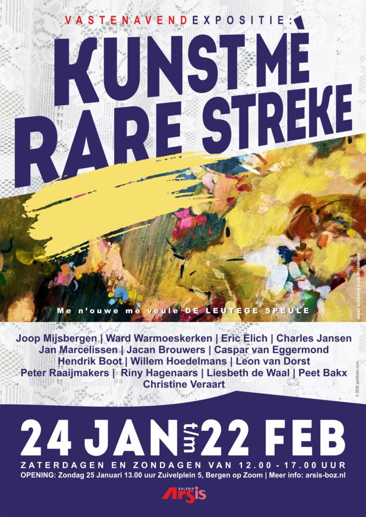 Vastenavondexpositie kunst met rare streken - Bergen op Zoom