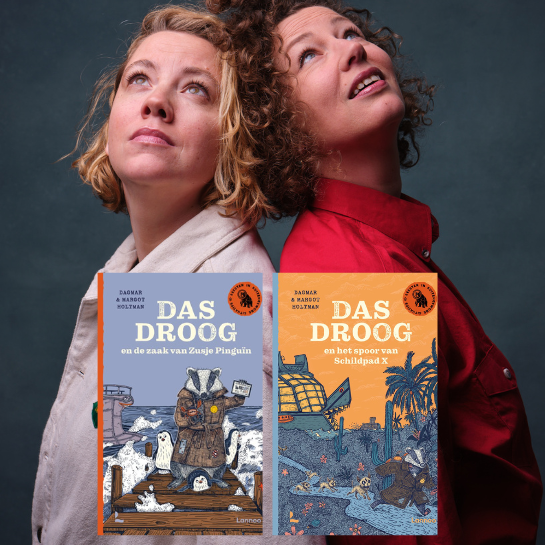 Twee vrouwen met boeken Das Droog - Bergen op Zoom