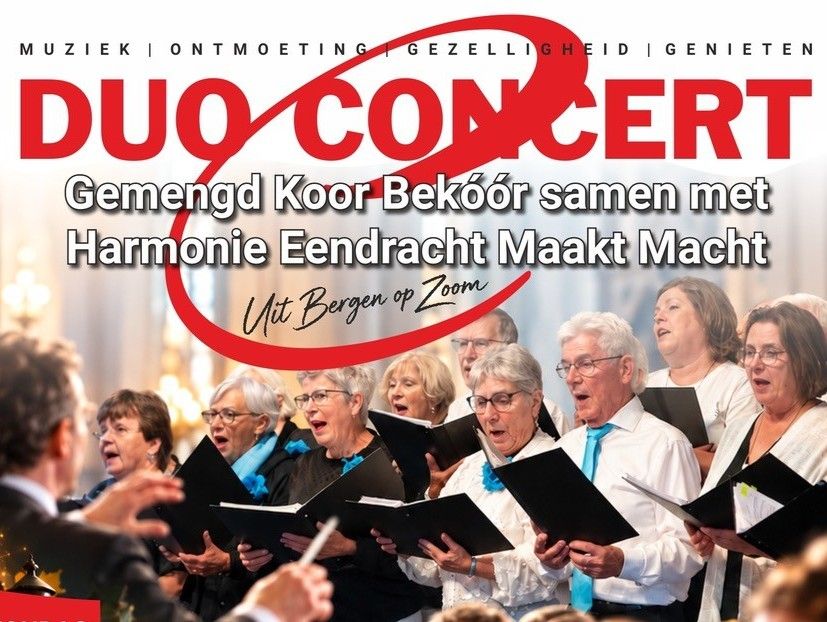 Duo concert Bekóór en EMM in Halsteren – 29 november