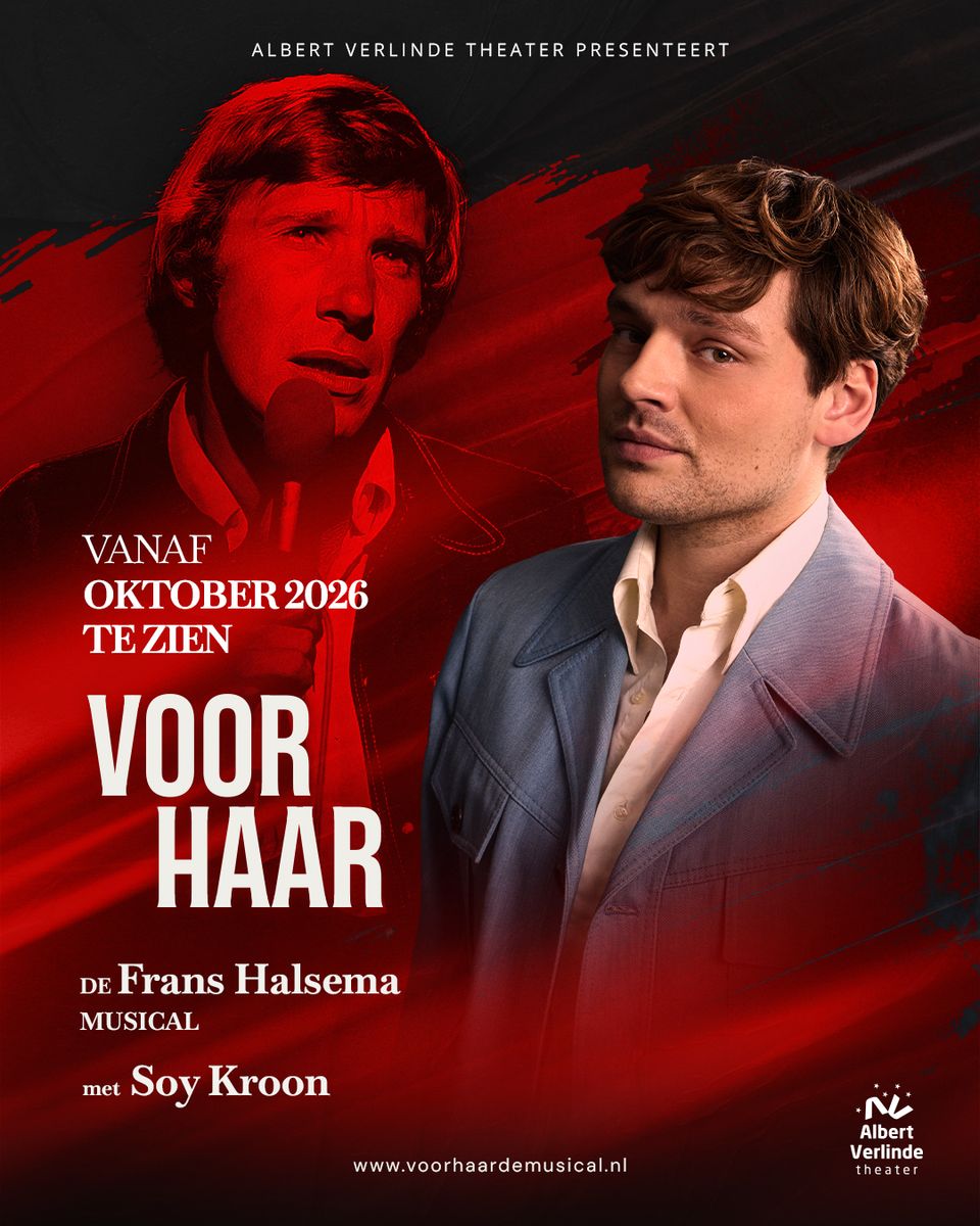 Musical ‘Voor Haar’ over Frans Halsema in Theater De Maagd – 21 november